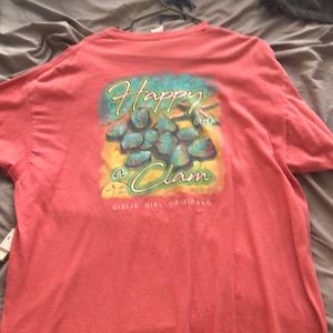 Pink girlie girl original tee shirt